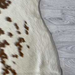 Koeienhuid bruin wit Hereford 195x225cm M/L