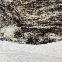 Koeienhuid bruin beige wit brindle 230x185cm M/L