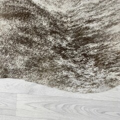 Koeienhuid bruin wit brindle 225x200cm M/L