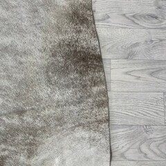 Koeienhuid bruin wit brindle 225x200cm M/L