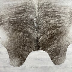Koeienhuid bruin wit brindle 225x200cm M/L