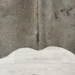 Koeienhuid grijs beige bruin creme 235x205cm M/L