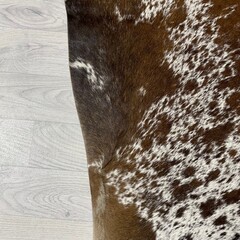 Koeienhuid bruin wit SP 220x190cm M/L