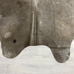 Koeienhuid taupe wit 220x185cm M/L