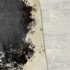 Koeienhuid zwart wit bruin creme SP 210x205cm M/L
