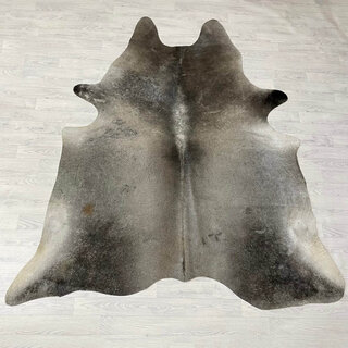 Koeienhuid grijs beige bruin creme 235x205cm M/L