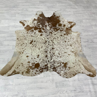 Koeienhuid bruin wit SP 175x180cm S