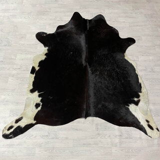 Koeienhuid bruin zwart wit 205x215cm