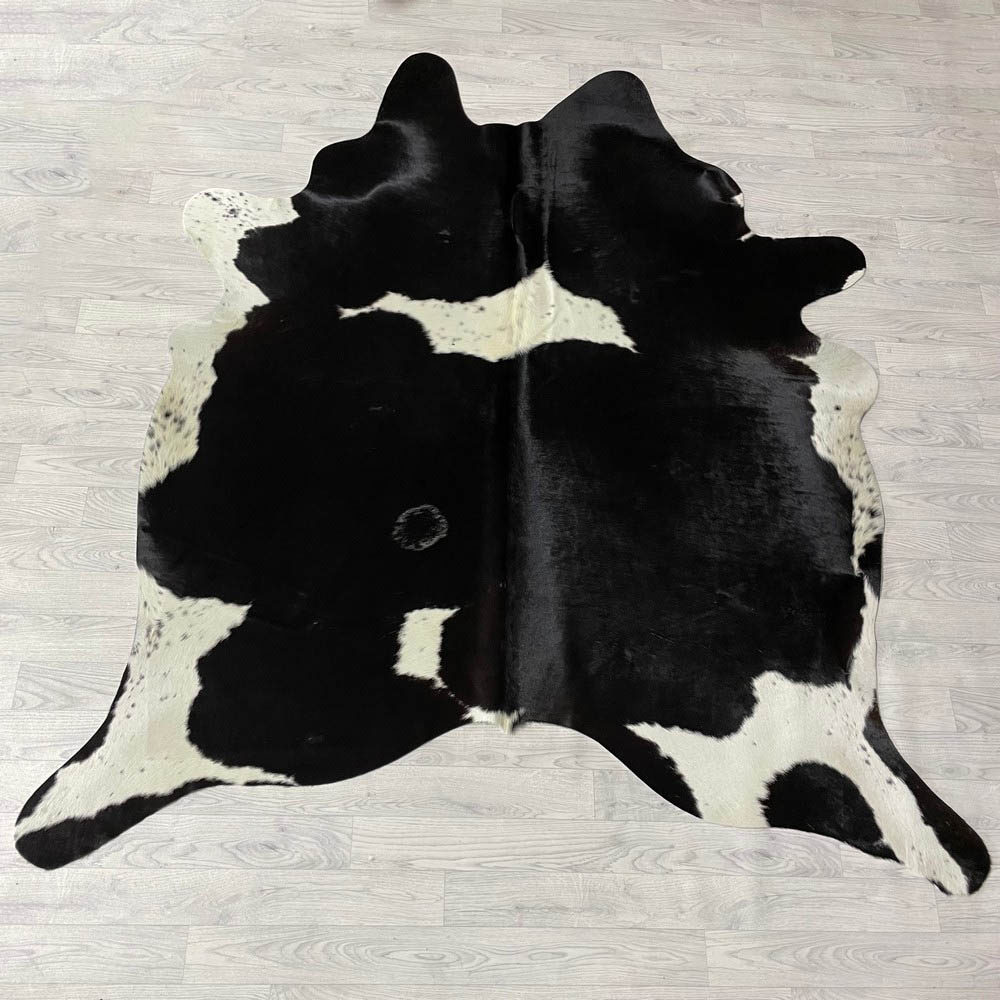 Lederstore Koeienhuid bruin zwart wit 210x195cm