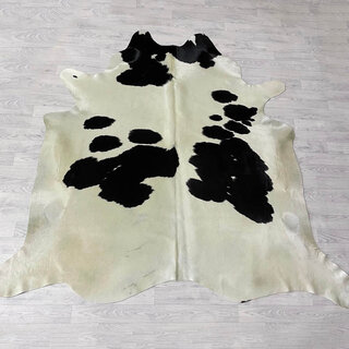 Koeienhuid zwart wit 220x230cm
