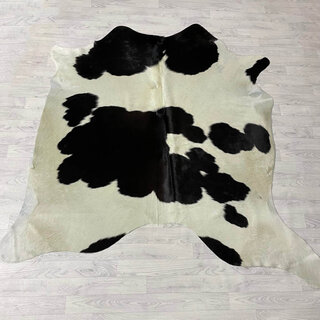 Koeienhuid bruin creme 205x210cm