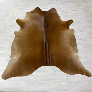 Koeienhuid bruin 215x215cm