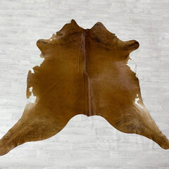 Koeienhuid bruin zwart wit 220x245cm