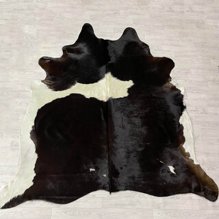 Koeienhuid bruin creme 250x225cm