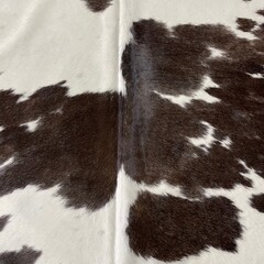 Koeienhuid bruin wit creme 235x200cm