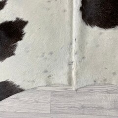 Koeienhuid bruin wit creme 235x200cm