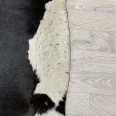 Koeienhuid bruin zwart wit 235x235cm