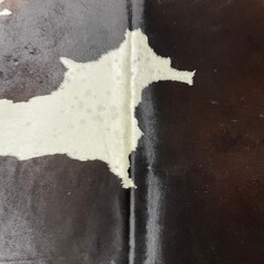 Koeienhuid bruin wit 215x185cm