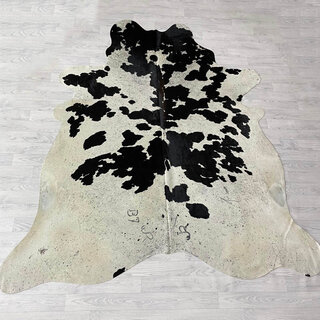 Koeienhuid bruin zwart wit 235x225cm