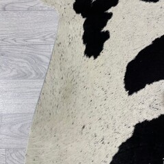 Koeienhuid bruin zwart wit 235x225cm