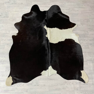 Koeienhuid zwart bruin wit 210x170cm