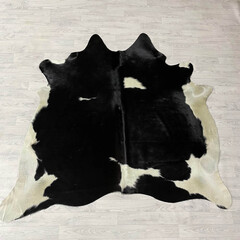 Koeienhuid zwart wit 195x200cm