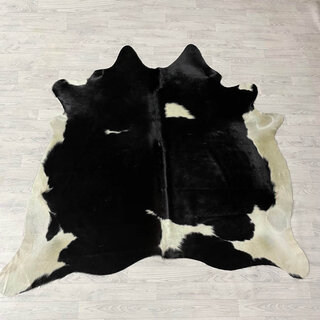 Koeienhuid zwart wit 195x200cm