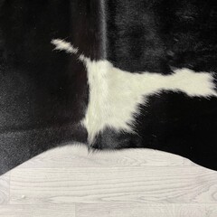 Koeienhuid zwart wit 195x200cm