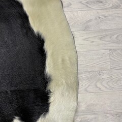 Koeienhuid zwart wit 195x200cm