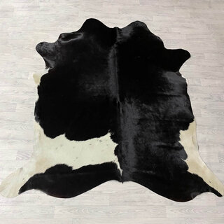 Koeienhuid zwart wit 225x210cm