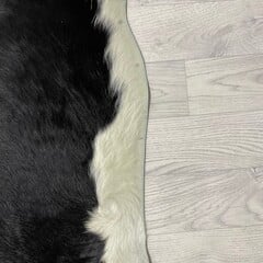 Koeienhuid zwart wit 215x225cm