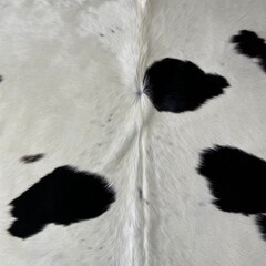 Koeienhuid zwart bruin creme 250x250cm