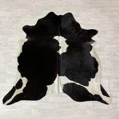 Koeienhuid zwart wit 225x200cm