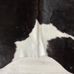 Koeienhuid zwart wit 225x200cm