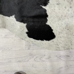 Koeienhuid zwart wit 200x210cm
