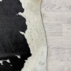 Koeienhuid zwart wit 200x210cm