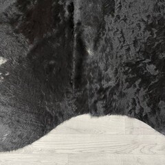 Koeienhuid zwart wit 225x210cm