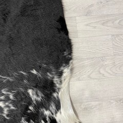Koeienhuid zwart wit 225x210cm