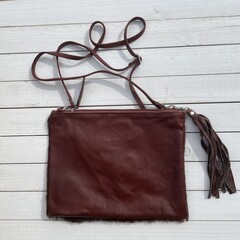 Tas Gemma springbok bruin 29x23cm