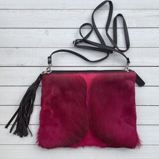 Tas Gemma springbok roze 29x23cm