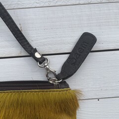 Tas Gemma springbok geel 29x23cm