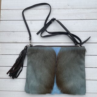 Tas Gemma springbok baby blauw 29x23cm