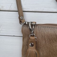 Tas Gemma natural sprinbok 29x23cm