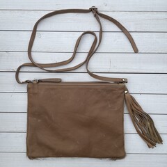 Tas Gemma natural sprinbok 29x23cm