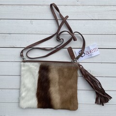 Tas Mickey springbok natural 25x20cm