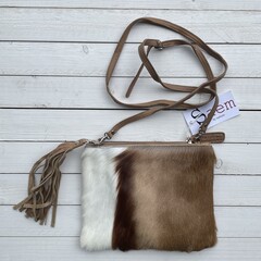Tas Mickey springbok natural 25x20cm