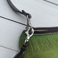 Tas Mickey springbok licht groen 25x20cm