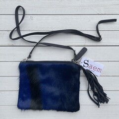 Tas Mickey springbok donker blauw (navy) 25x20cm