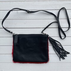 Tas Mickey springbok roze 25x20cm