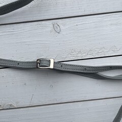 Tas Mickey koeienhuid (Nguni) silver 25x20cm